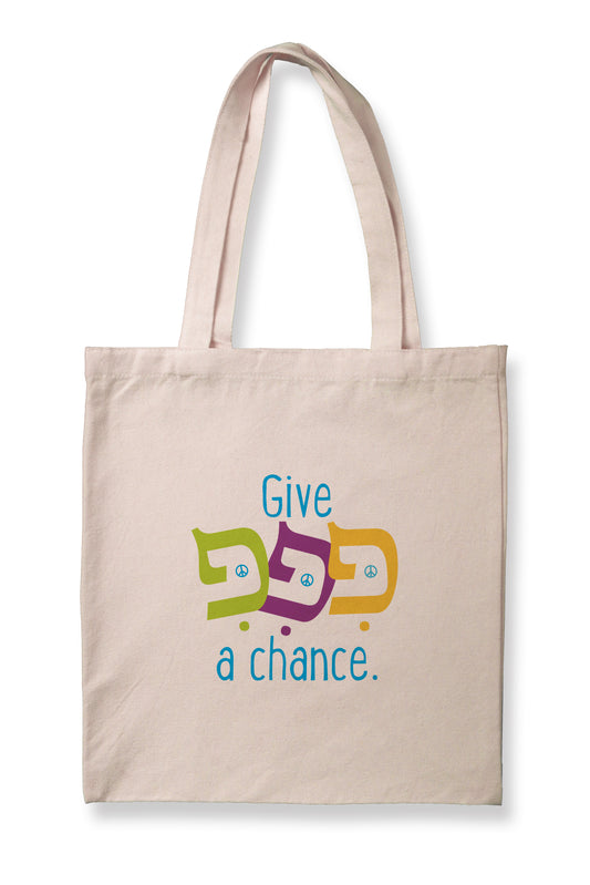 Give Peace A Chance Tote Bag
